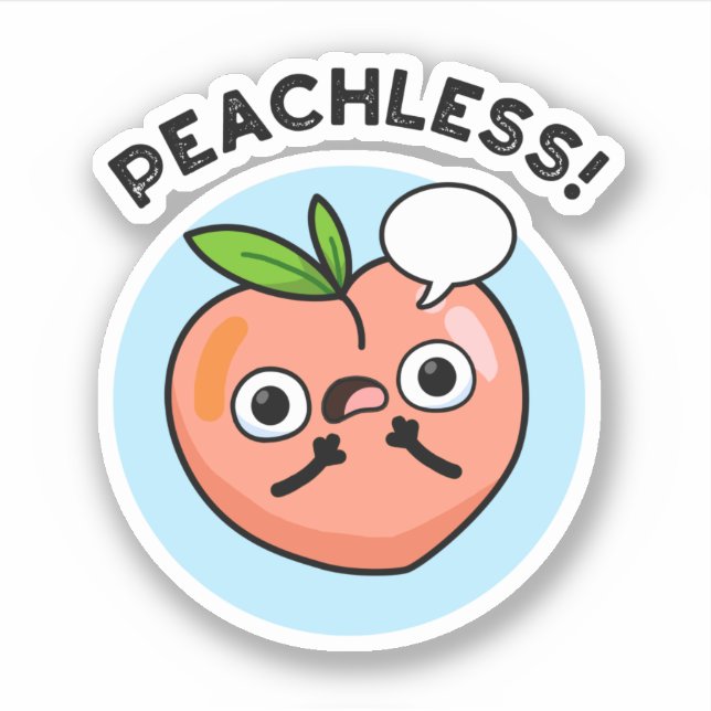 Sticker Poulet De Pêche Fruit Sans Perche (Devant)