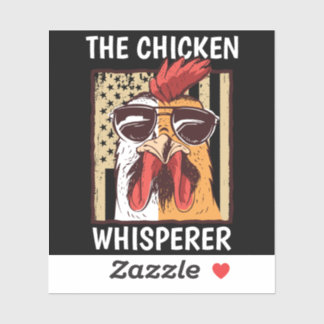 Sticker Poulet Whisperer Poulet Agriculteur Drôle Fermier