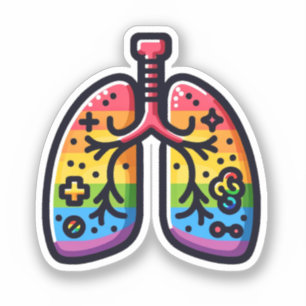 Sticker Poumons Queer