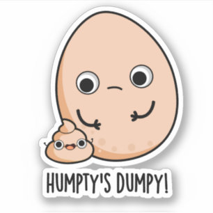 Sticker Poupée d'Oeufs Drôle Humpty