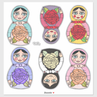 Sticker Poupées de Matryoshka lors de la nidification en R