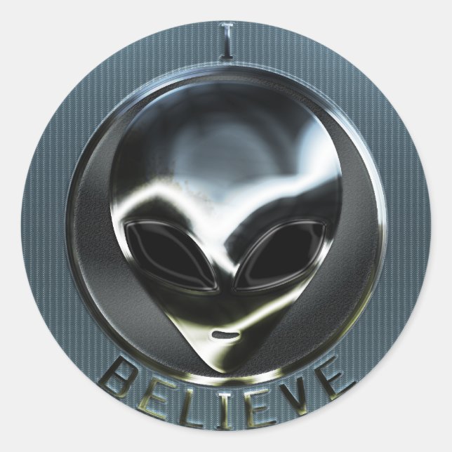 Sticker pour Alien métallique 05 (Devant)
