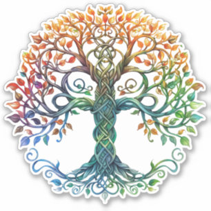 Sticker pour arbre celtique de la vie