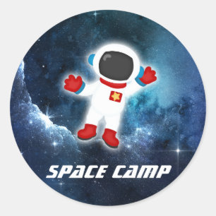 Sticker pour astronaute du camp spatial