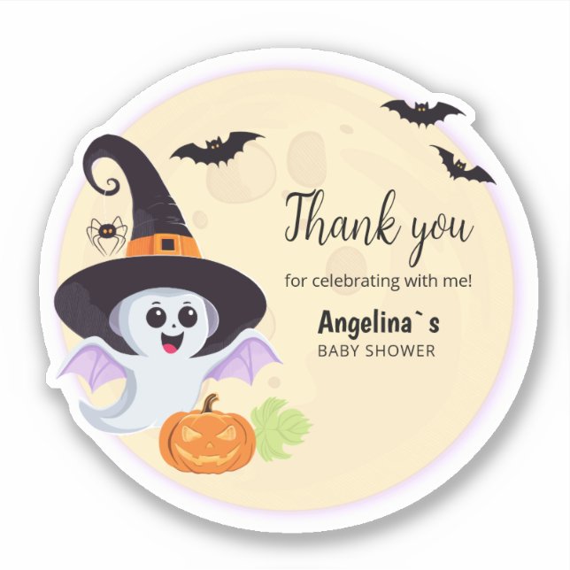 Sticker pour Baby shower en vinyle coupé sur mesur (Devant)