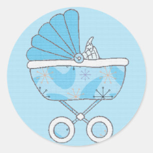 Sticker pour bébé bleu