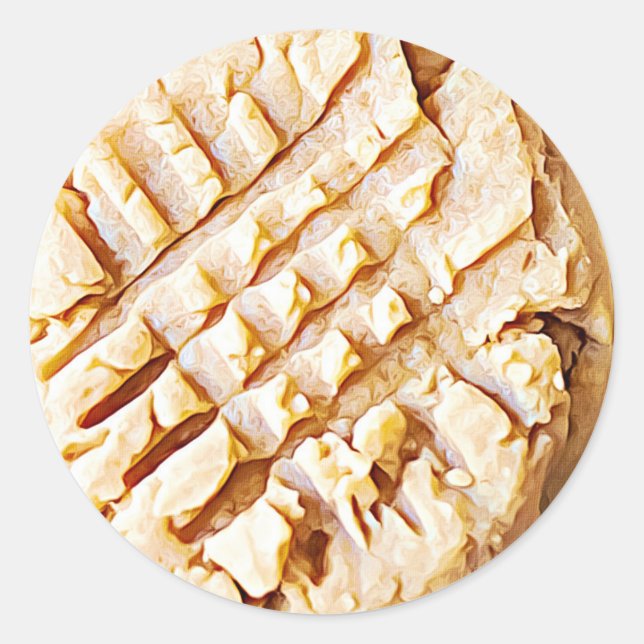 Sticker pour biscuits au beurre d'arachide (Devant)