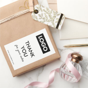 Sticker pour boîte de logo d'entreprise moderne