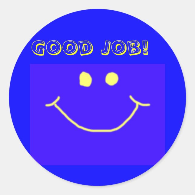 Sticker pour bon emploi (Devant)