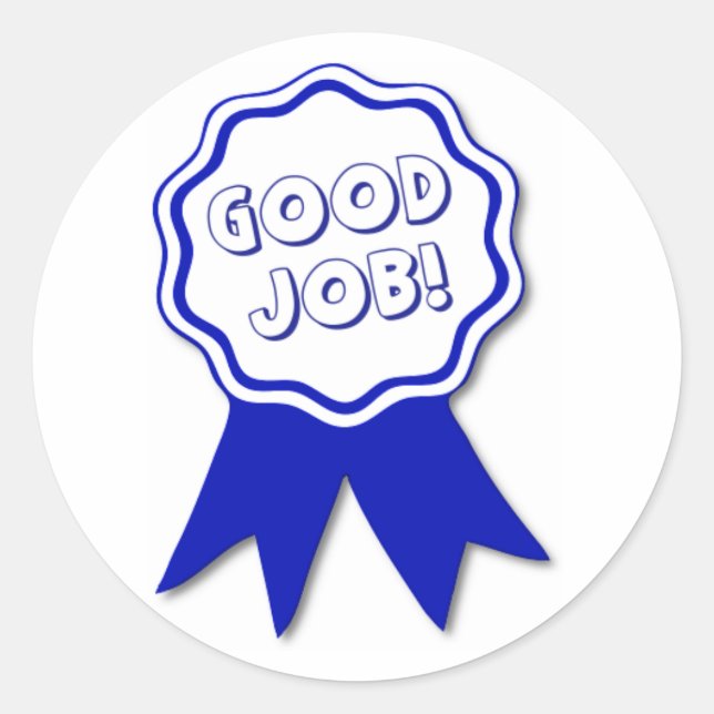 Sticker pour bon emploi (Devant)