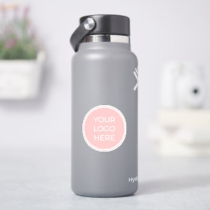 Sticker pour bouteille d'eau du logo de l'entrepri