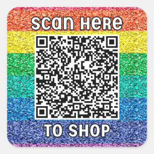 Sticker pour Carré classique à balayage QR code ra