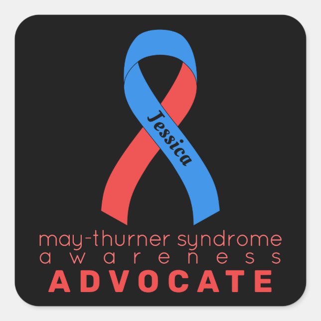 Sticker pour Carré noir May-Thurner Syndrome Advoc (Devant)
