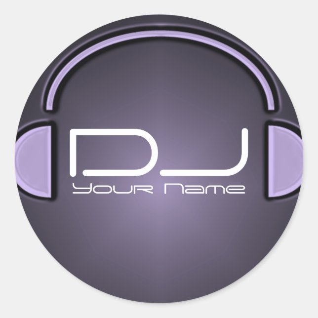Sticker pour casque DJ (Devant)