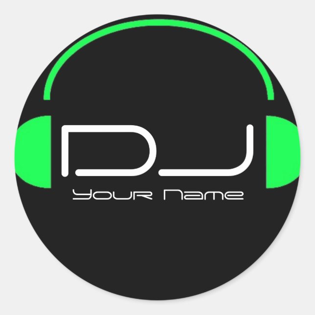 Sticker pour casque DJ (Devant)
