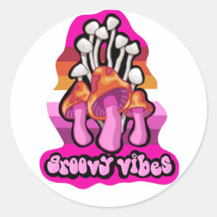 Sticker pour champignon lesbienne