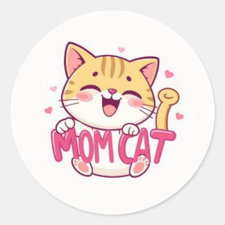Sticker pour chat maman