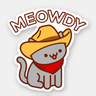 Sticker pour chat MEOWDY