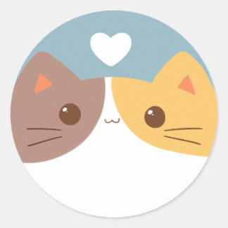 Sticker pour chat mignon