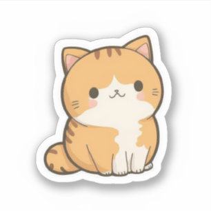 Sticker pour chat mignon