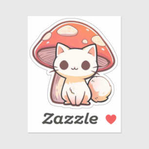Sticker pour chats de champignons 2