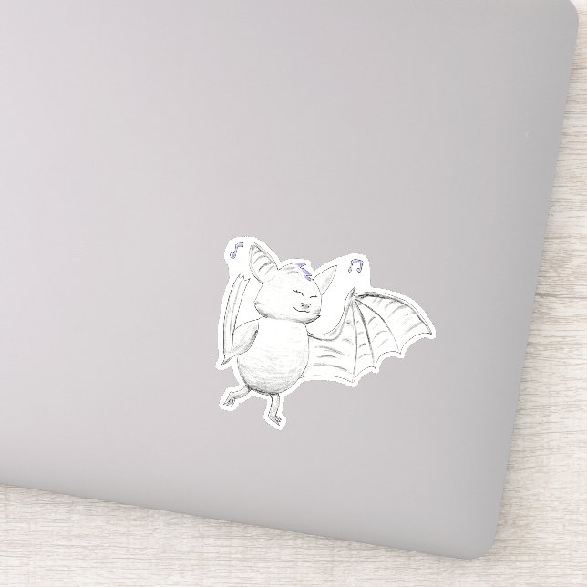 Sticker pour chauve-souris dansante (Détail)