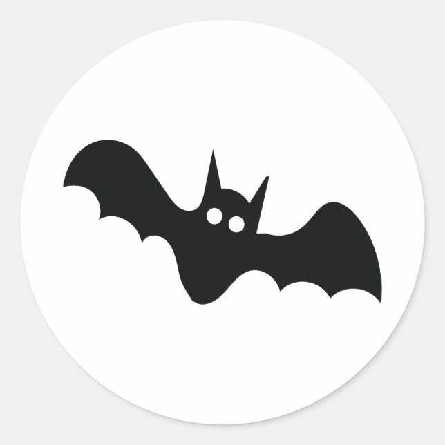 Sticker pour chauve-souris d'Halloween (Devant)