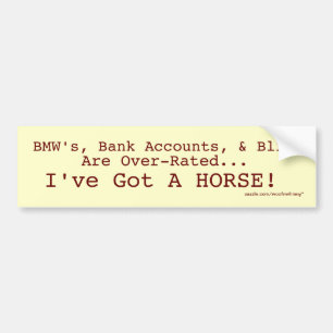 Sticker Pour Cheval Bling Vs.