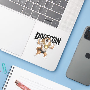 Sticker pour chien de Dogecoin