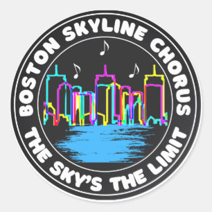 Sticker pour choeur Skyline de Boston