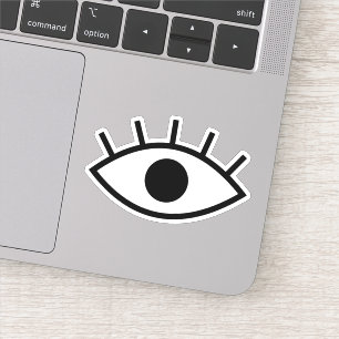 Sticker pour découpe de vinyle oculaire