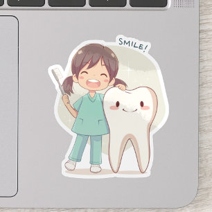 Sticker pour dents dentaire mignonne