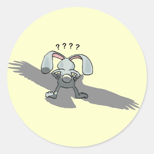 ? ? Sticker pour dessin sur lapin (Devant)