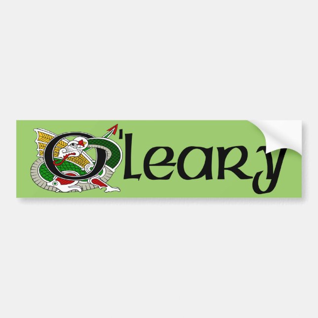 Sticker pour dragon celtique O'Leary (Devant)