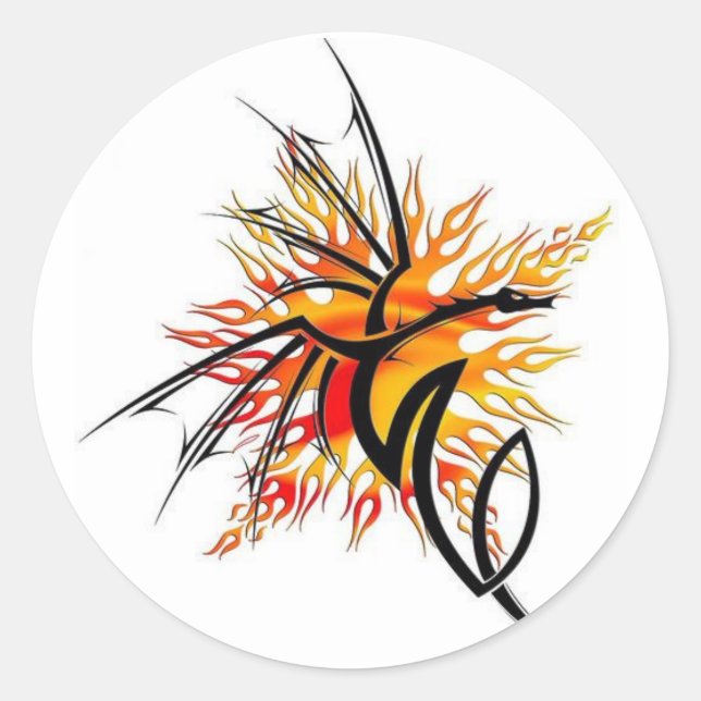 Sticker pour dragon de feu (Devant)