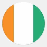 Sticker pour drapeau de la Côte d'Ivoire