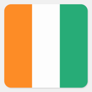 Sticker pour drapeau de la Côte d'Ivoire