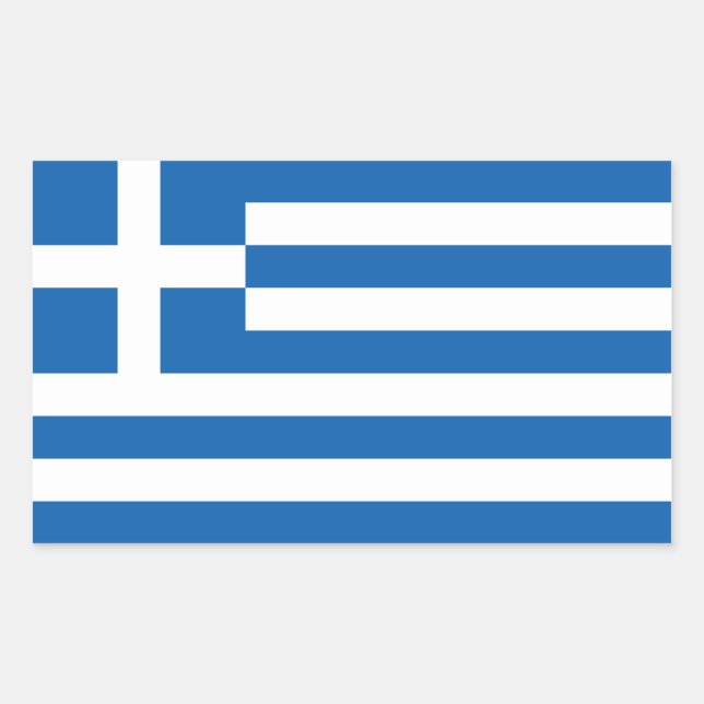 Sticker pour drapeau de la Grèce (Devant)