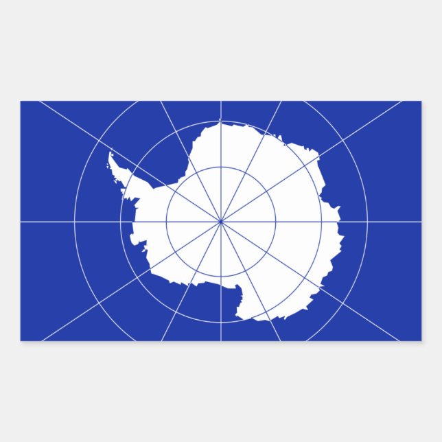 Sticker pour drapeau de l'Antarctique* (Devant)