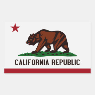 Sticker pour drapeau de l'État de Californie