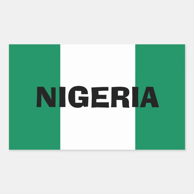 Sticker pour drapeau du Nigeria* (Devant)