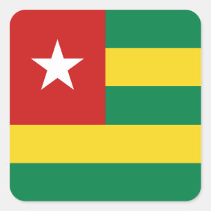 Sticker pour drapeau du Togo