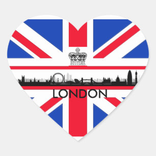 Sticker pour drapeau London Eye Union Jack
