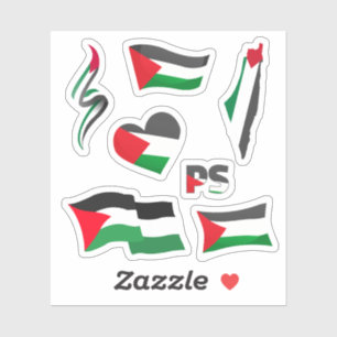 Sticker pour drapeau palestinien