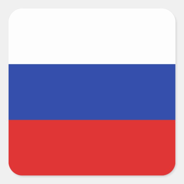 Sticker pour drapeau russe (Devant)
