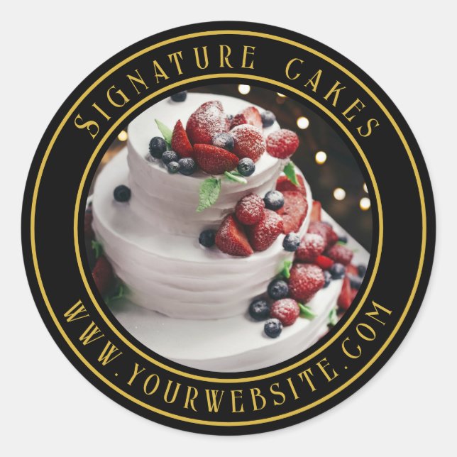 Sticker pour emballage de gâteaux (Devant)