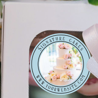 Sticker pour emballage de gâteaux