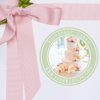 Sticker pour emballage de gâteaux