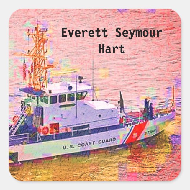 Sticker pour enfant de la Garde côtière (Devant)