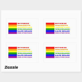 Sticker pour espace sécurisé LGBTQ+